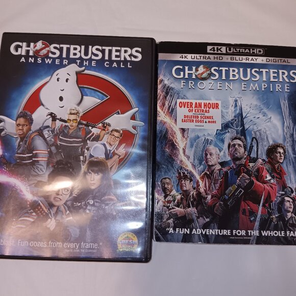 GHOSTBUSTERS 2PC BUNDLE DVD DISCS - Picture 1 of 8